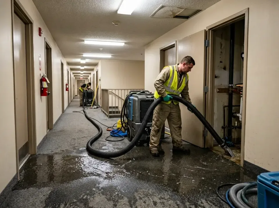 multi-unit-apartment-hallway-f-005 — frequently asked questions, Emergency Burst Pipe Water Extraction & Removal in Chisago…